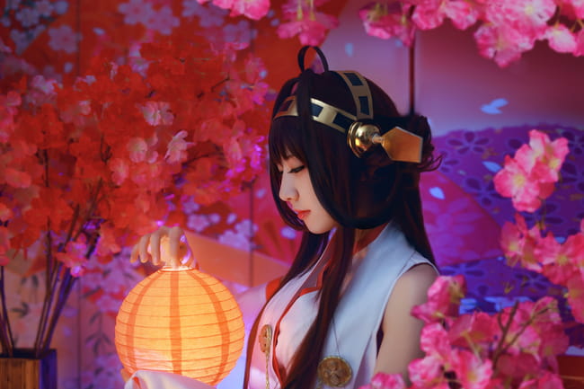 舰队Collection元气满满 大傻金刚cos