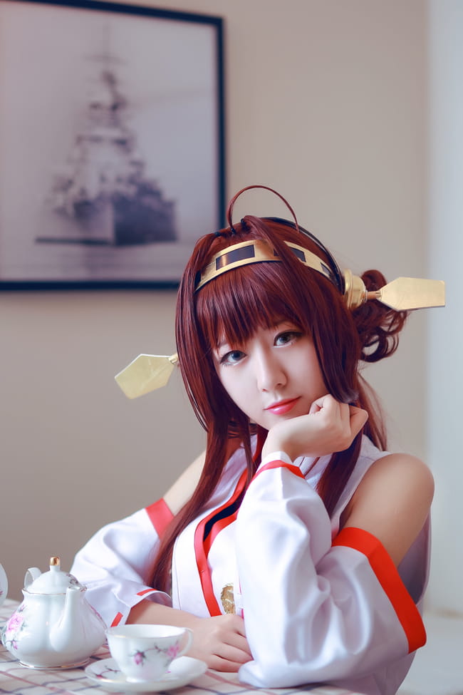 舰队Collection元气满满 大傻金刚cos