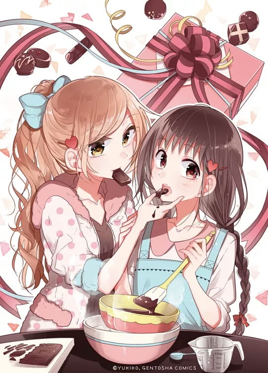 纯纯欲动 相亲相爱少女百合手机壁纸