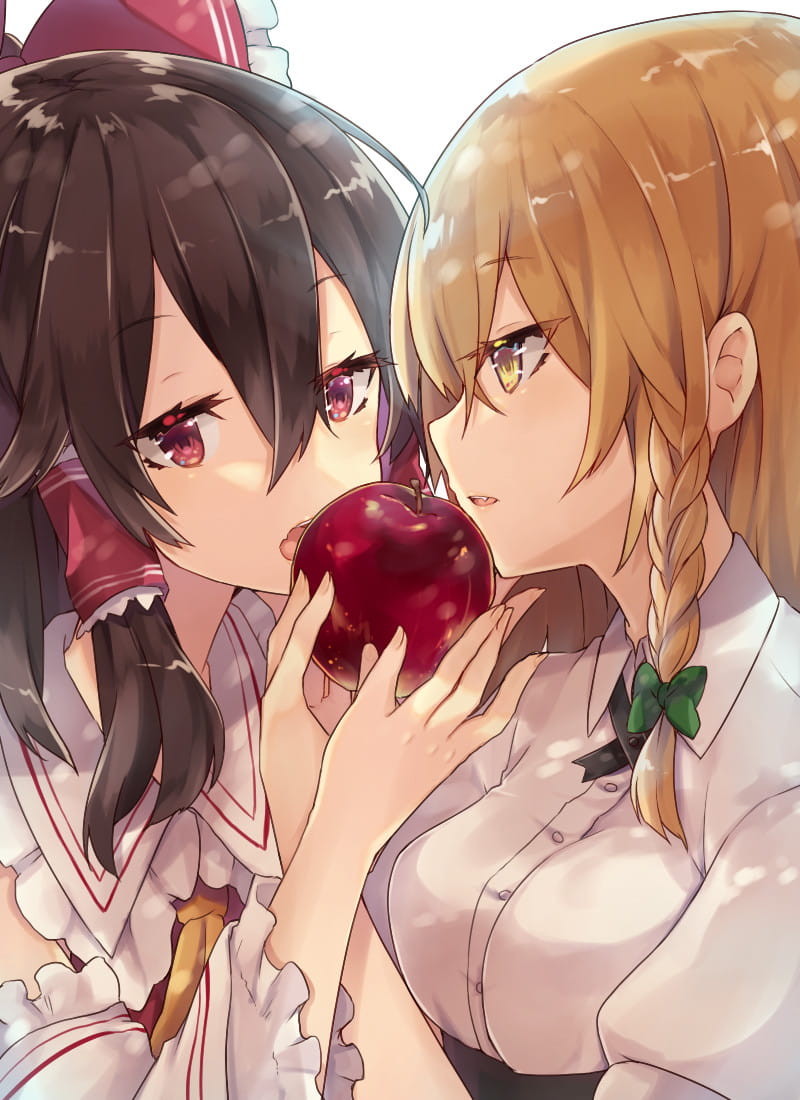 纯纯欲动 相亲相爱少女百合手机壁纸