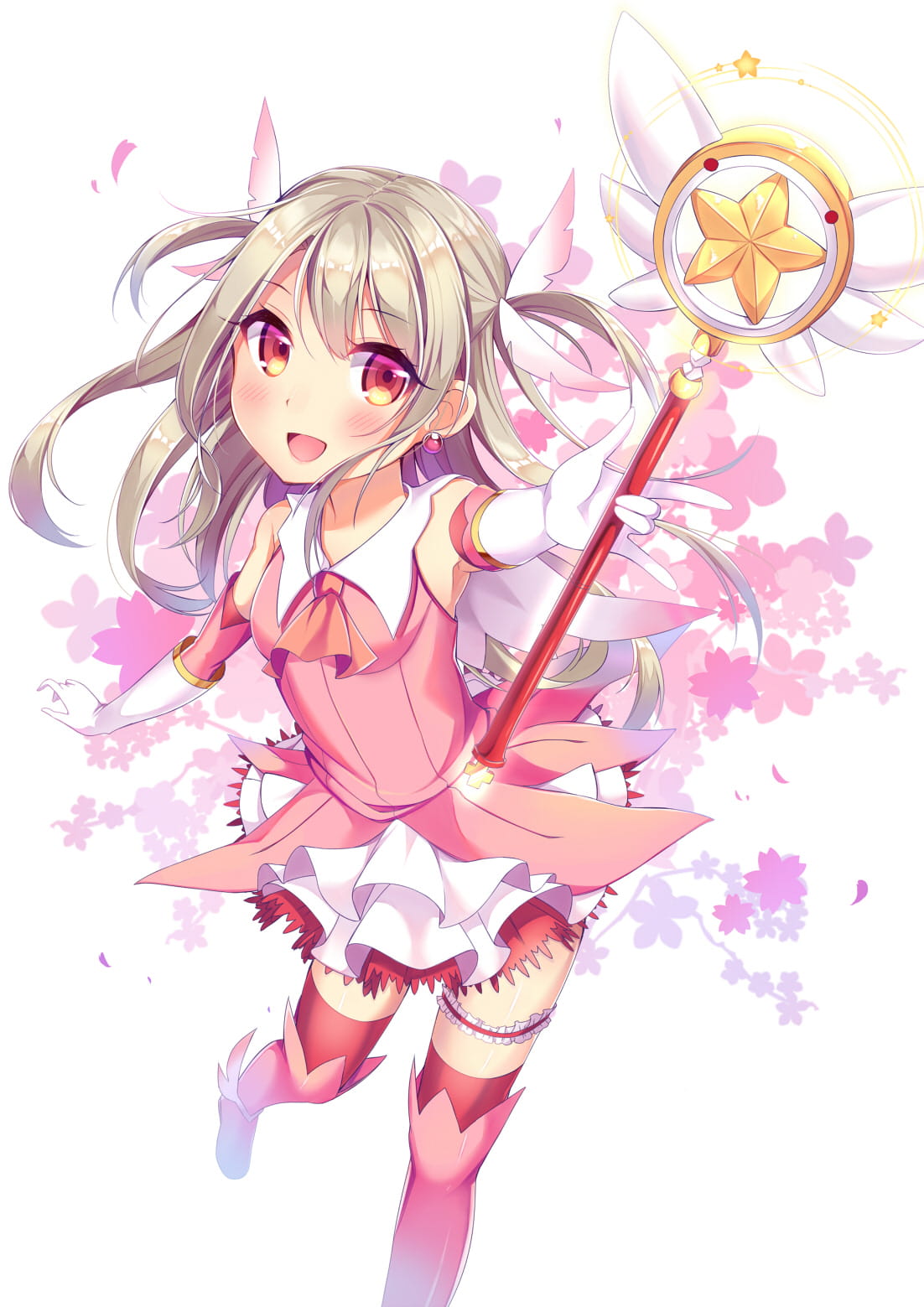 萝莉小魔女 魔法少女伊莉雅手机壁纸(1)