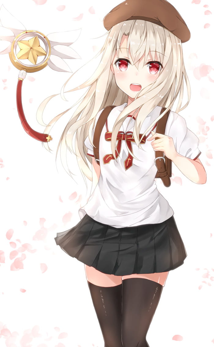 萝莉小魔女 魔法少女伊莉雅手机壁纸(1)