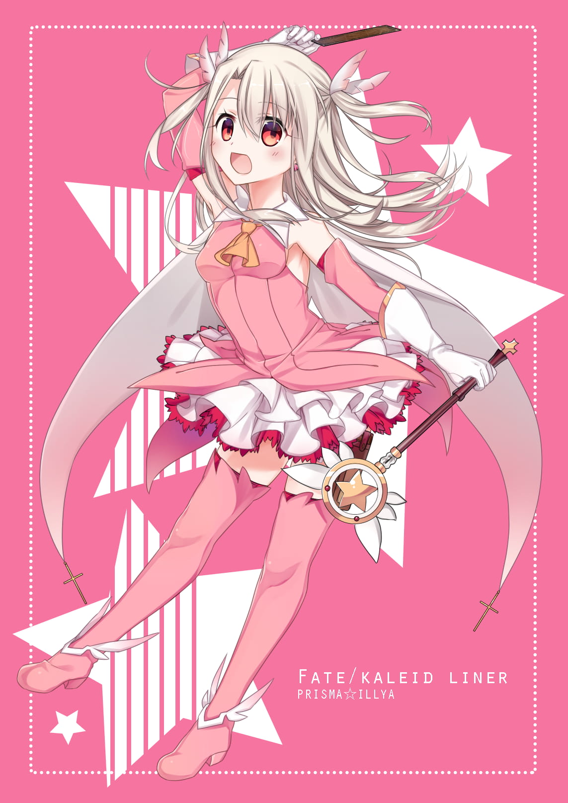 萝莉小魔女 魔法少女伊莉雅手机壁纸(1)