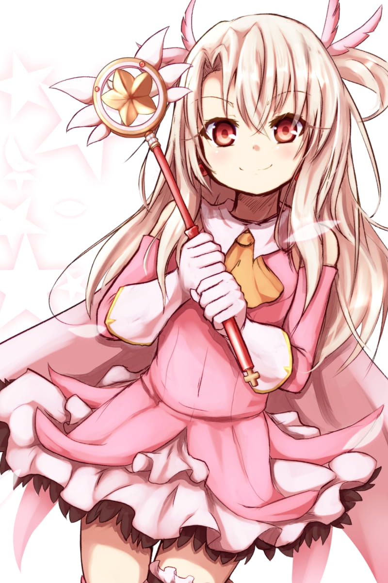 萝莉小魔女 魔法少女伊莉雅手机壁纸(1)