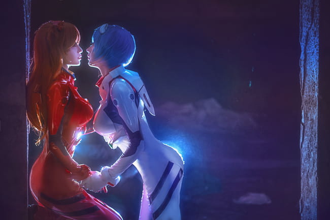 新世纪福音战士 明日香&绫波丽 cosplay