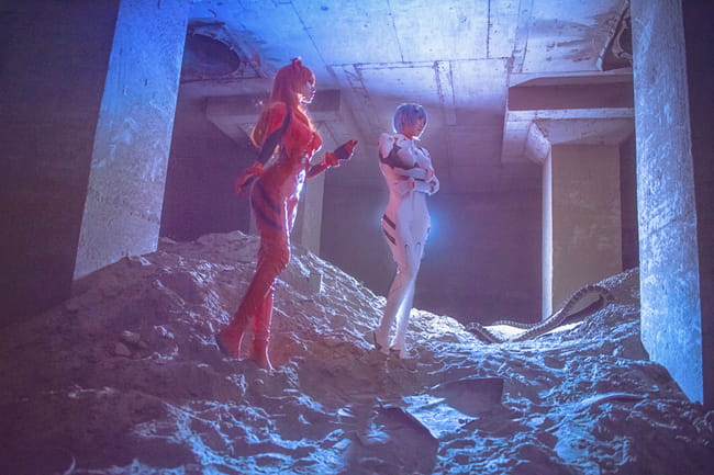 新世纪福音战士 明日香&绫波丽 cosplay