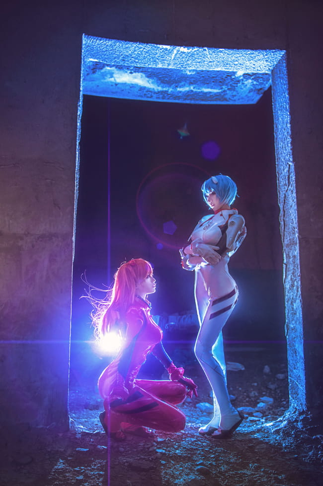 新世纪福音战士 明日香&绫波丽 cosplay