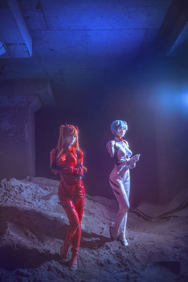 新世纪福音战士 明日香&绫波丽 cosplay