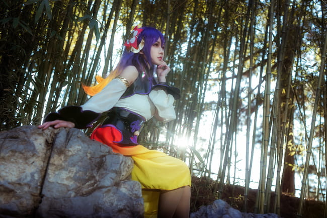 仙剑奇侠传幻 璃镜颜彤 cosplay