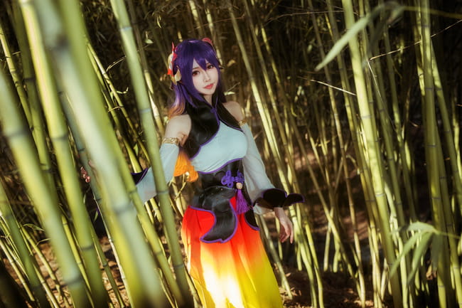 仙剑奇侠传幻 璃镜颜彤 cosplay