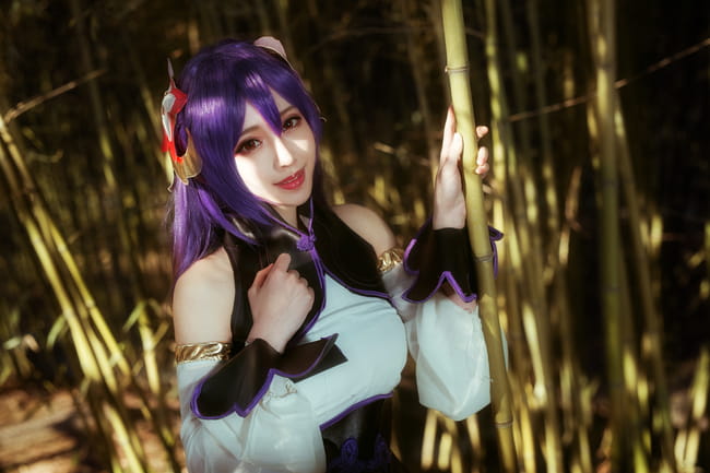 仙剑奇侠传幻 璃镜颜彤 cosplay