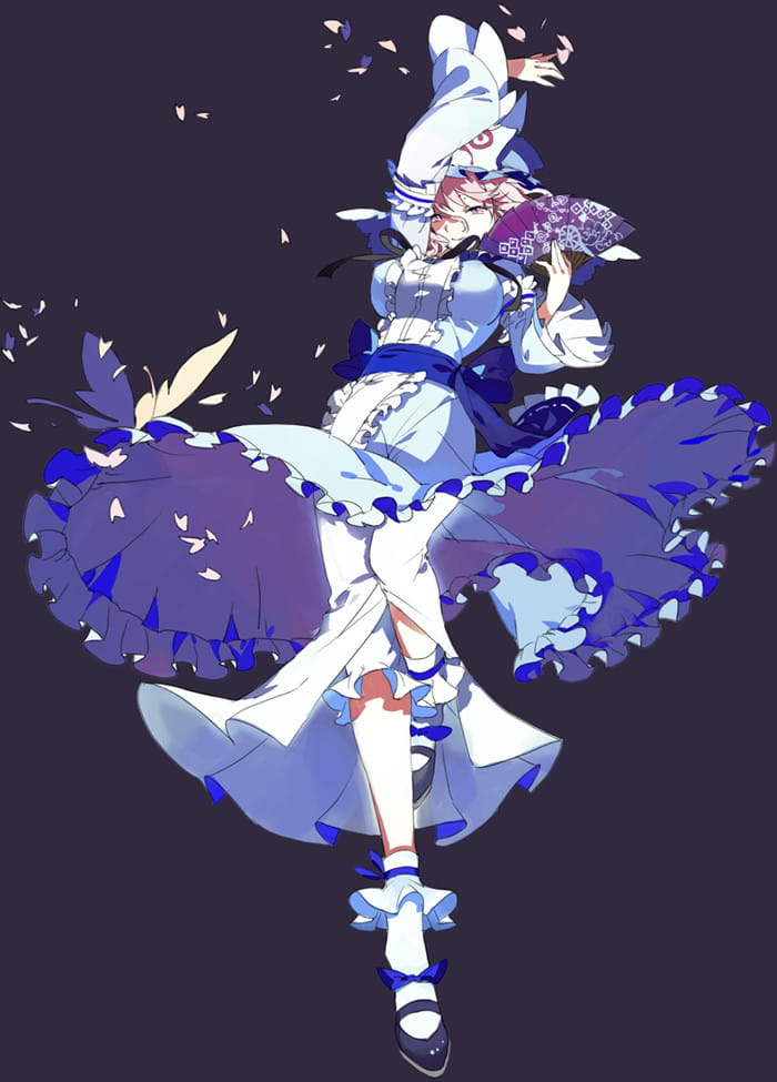 东方Project 西行寺幽幽子 动漫手机壁纸下载(1)