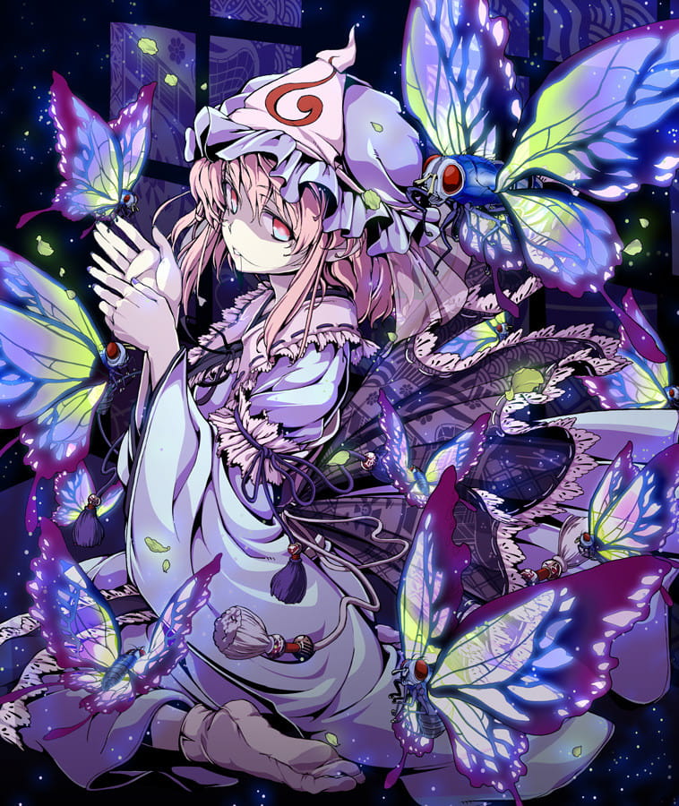 东方Project 西行寺幽幽子 动漫手机壁纸下载(1)