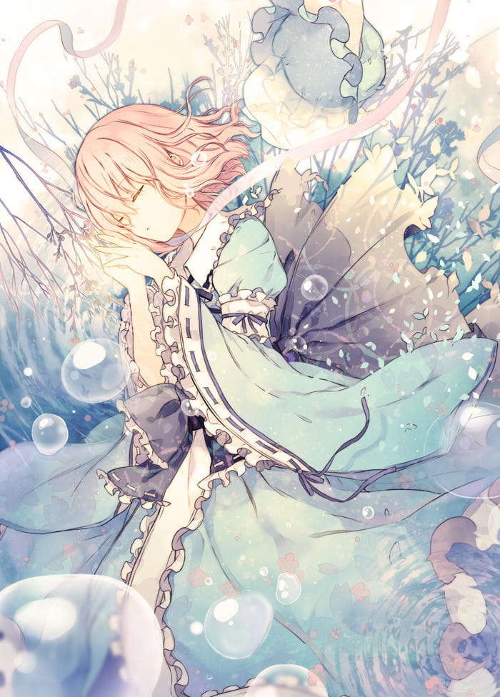 东方Project 西行寺幽幽子 动漫手机壁纸下载(1)