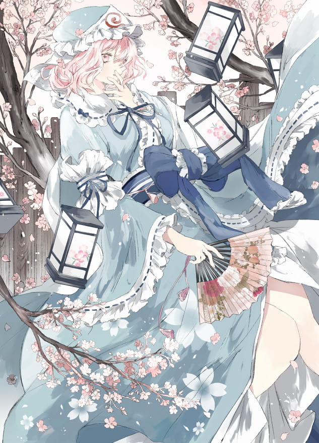 东方Project 西行寺幽幽子 动漫手机壁纸下载(1)