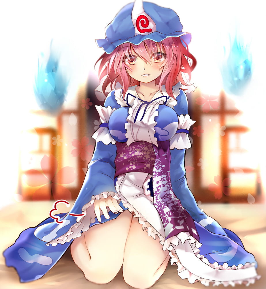 东方Project 西行寺幽幽子 动漫手机壁纸下载(1)