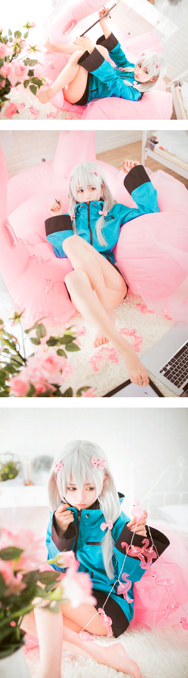 埃罗芒阿老师 超可爱cosplay(1)