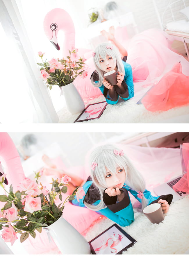 埃罗芒阿老师 超可爱cosplay(1)