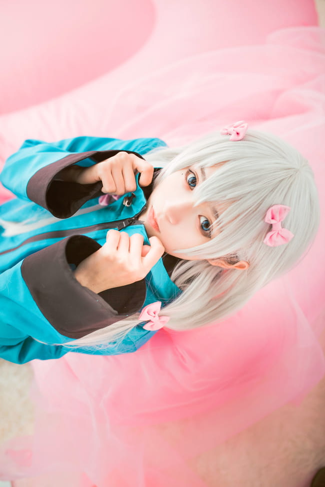 埃罗芒阿老师 超可爱cosplay(1)