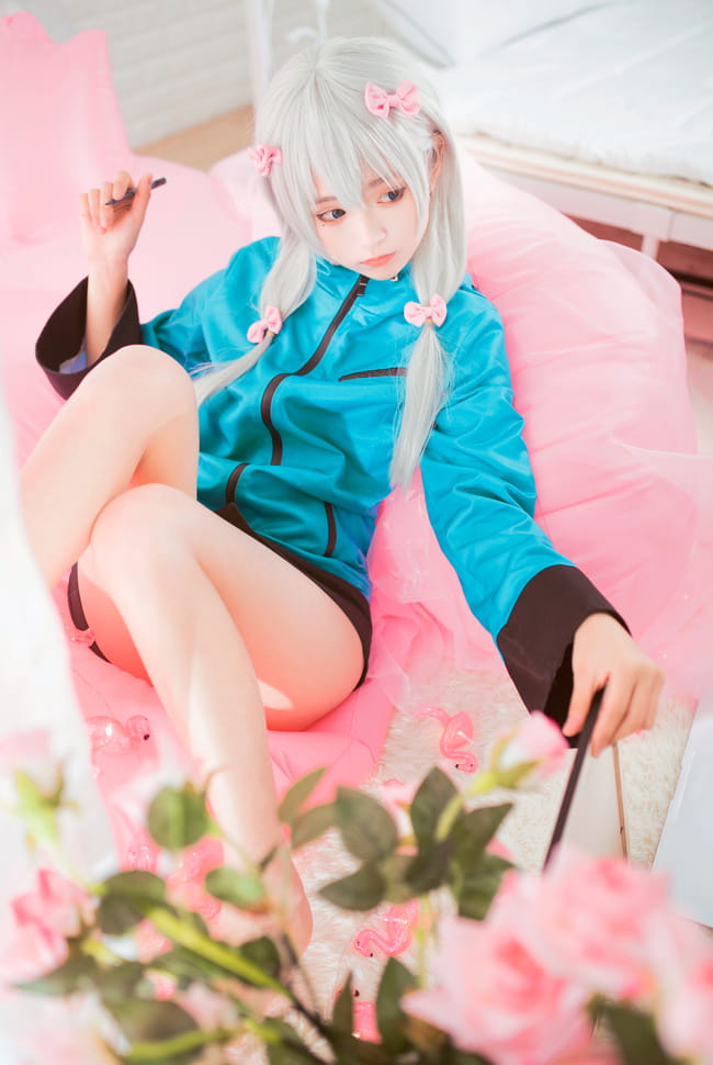 埃罗芒阿老师 超可爱cosplay(1)