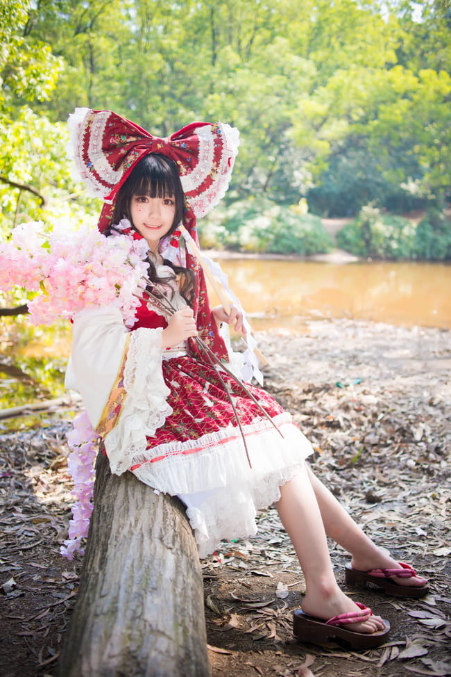 东方project 博丽灵梦 cosplay(1)