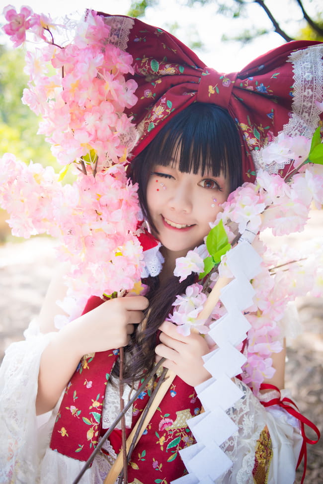 东方project 博丽灵梦 cosplay(1)