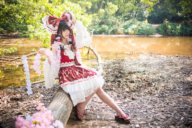 东方project 博丽灵梦 cosplay(1)