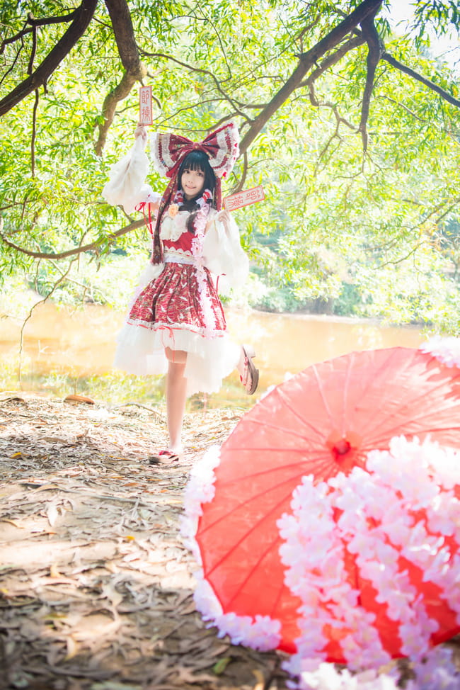 东方project 博丽灵梦 cosplay(1)