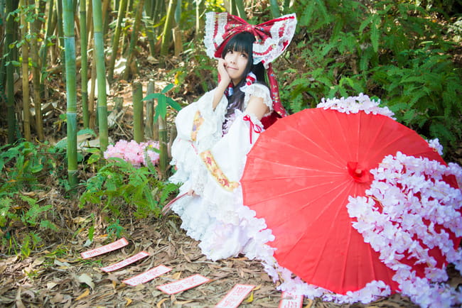 东方project 博丽灵梦 cosplay(1)