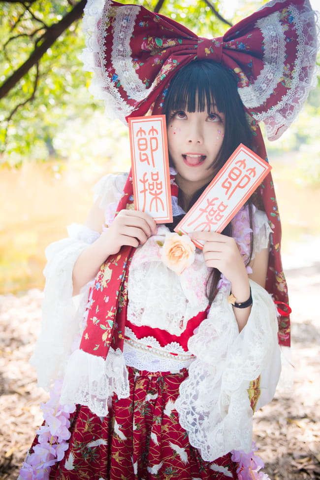 东方project 博丽灵梦 cosplay(1)