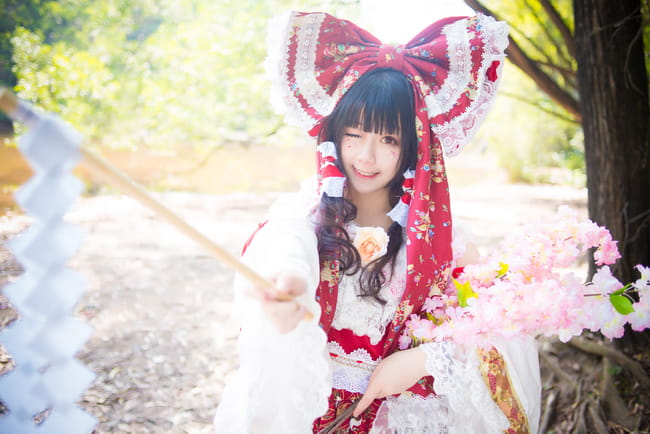 东方project 博丽灵梦 cosplay(1)