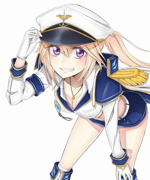 穿迷你小短裤二次元元美少女手机壁纸