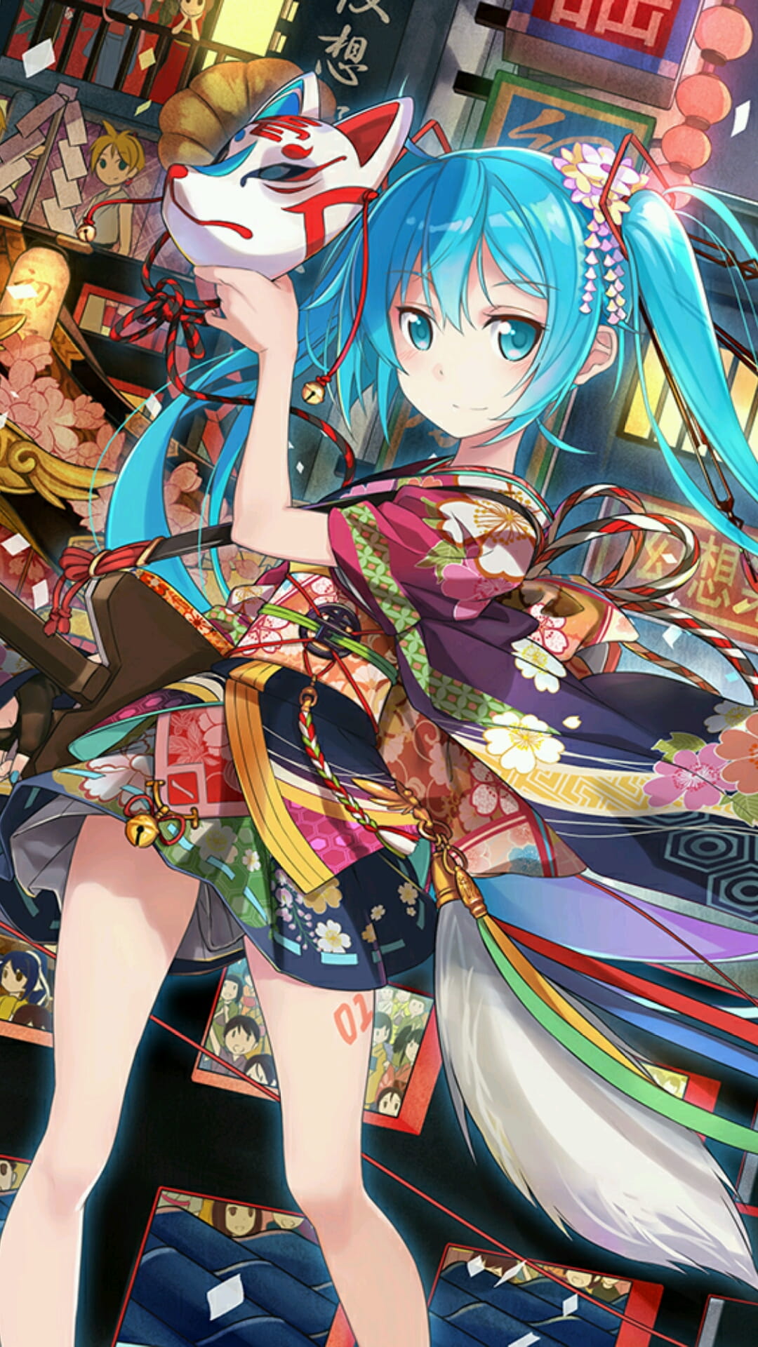 二次元唯美少女手机壁纸