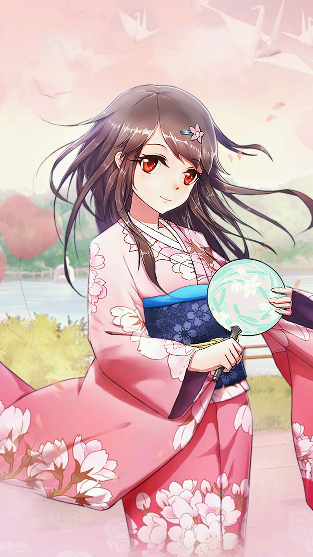 二次元唯美少女手机壁纸