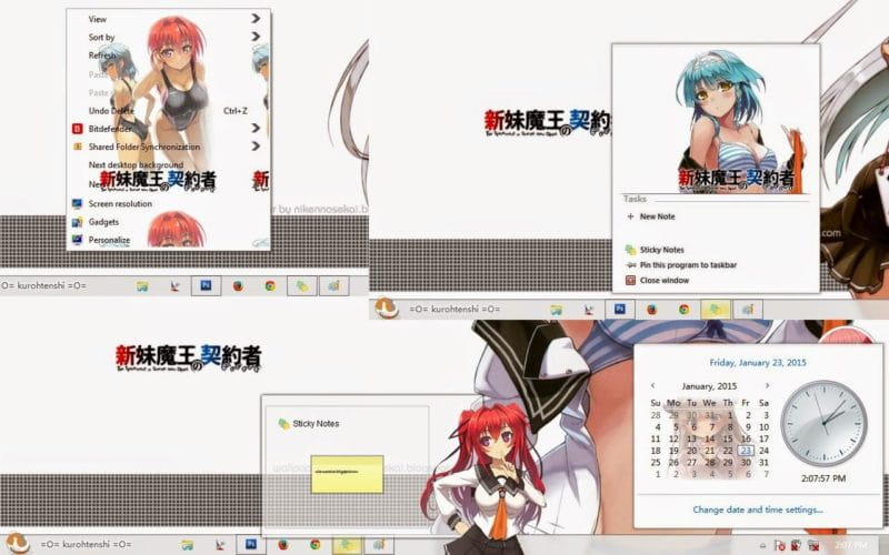 新妹魔王的契约者 win7主题下载