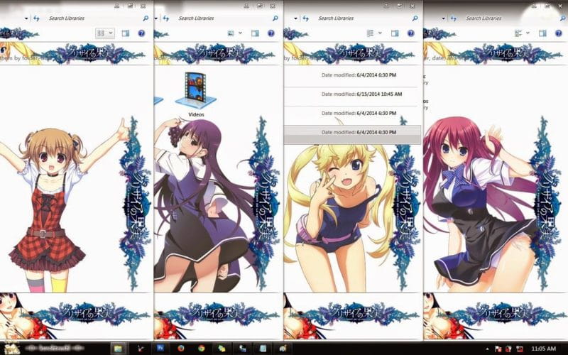 灰色的果实 win7主题下载