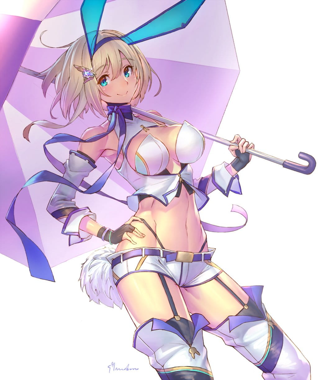 穿着短裤的动漫美少女图片