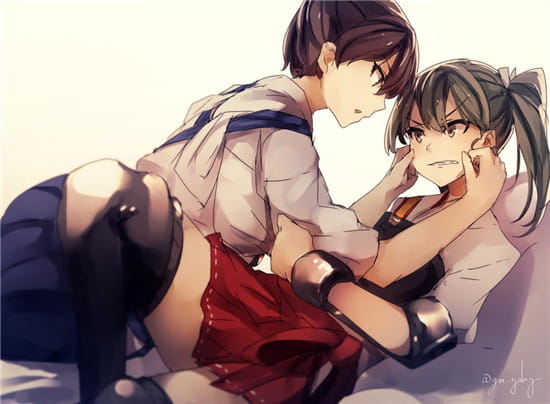 被捏脸的动漫女孩手机壁纸