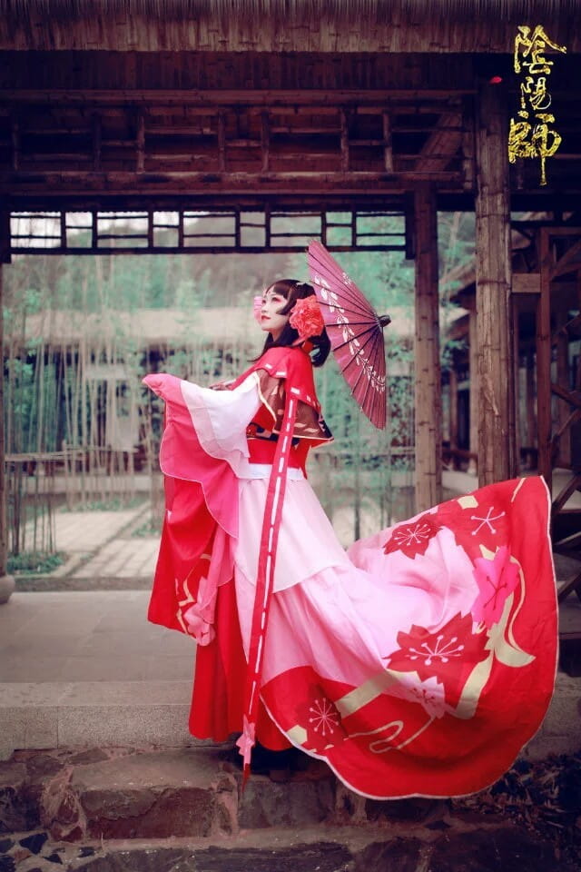 阴阳师手游 樱花妖未觉醒cosplay