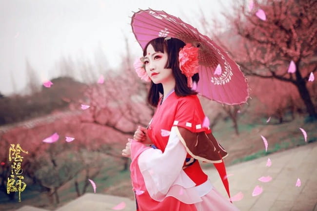 阴阳师手游 樱花妖未觉醒cosplay