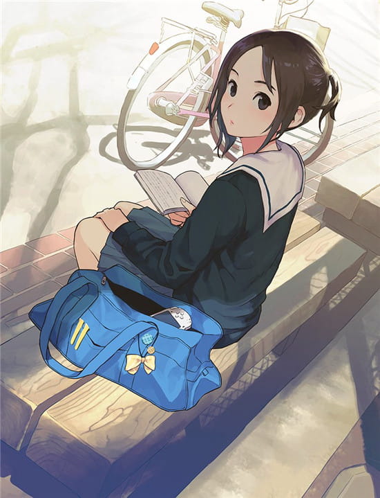 穿着JK制服的少女们！动漫手机壁纸