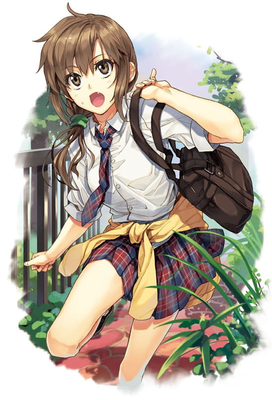 穿着JK制服的少女们！动漫手机壁纸