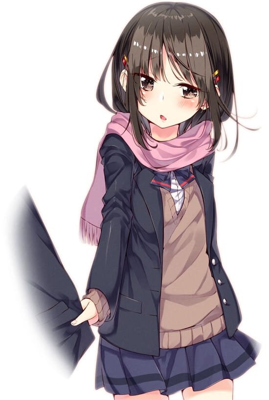 穿着JK制服的少女们！动漫手机壁纸