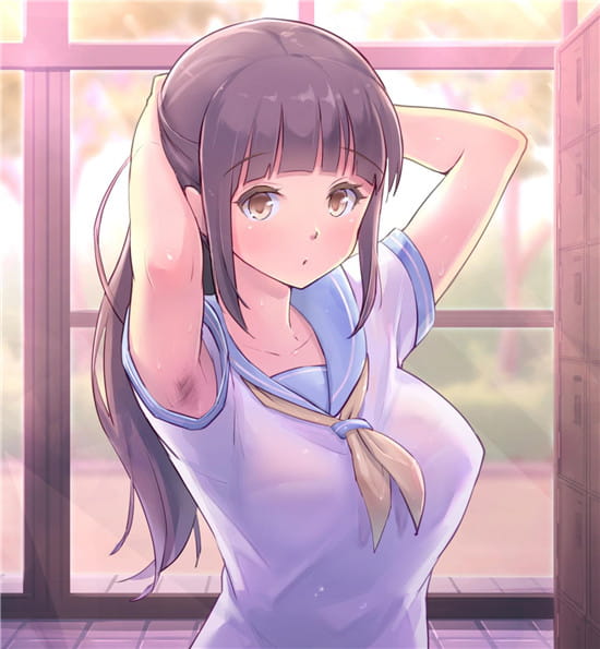 穿着JK制服的少女们！动漫手机壁纸