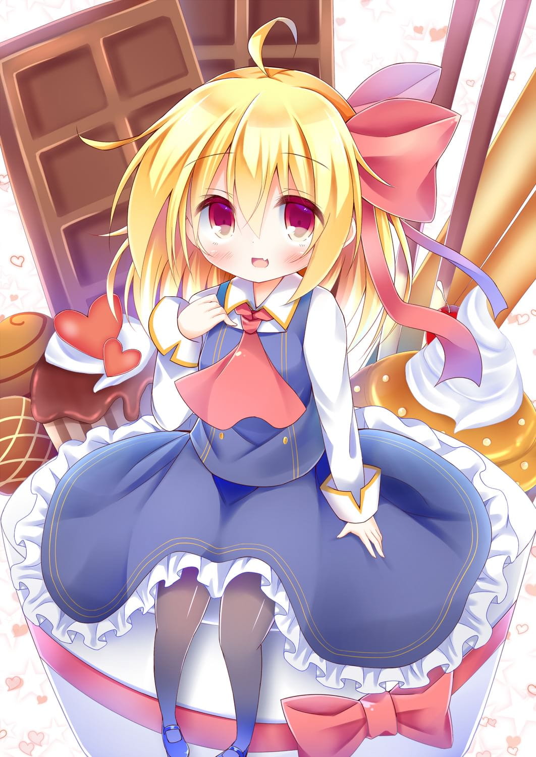 红魔馆中的萝莉吸血鬼芙兰朵露手机壁纸