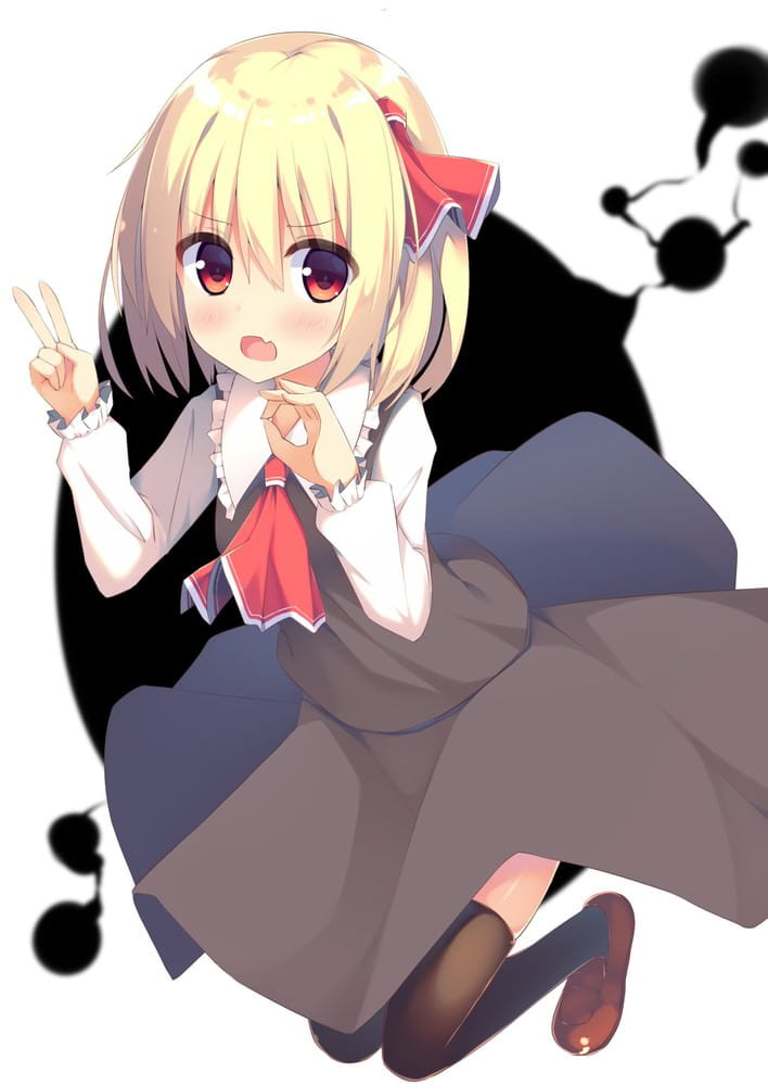 红魔馆中的萝莉吸血鬼芙兰朵露手机壁纸