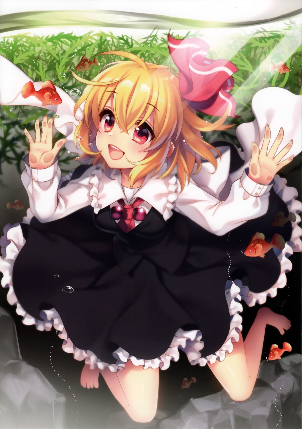 红魔馆中的萝莉吸血鬼芙兰朵露手机壁纸