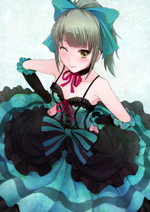 虽然胸部不理想的舰娘——夕张蜜瓜高清手机壁纸