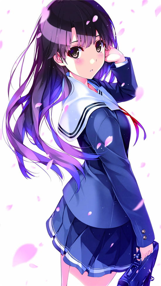 看着那穿JK制服的少女渴望的眼神