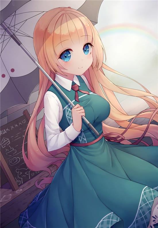 少女为何脸上总是挂着红晕？一套很美的手机壁纸(1)